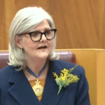 Sam Mostyn speaks about kindness while being sworn in
